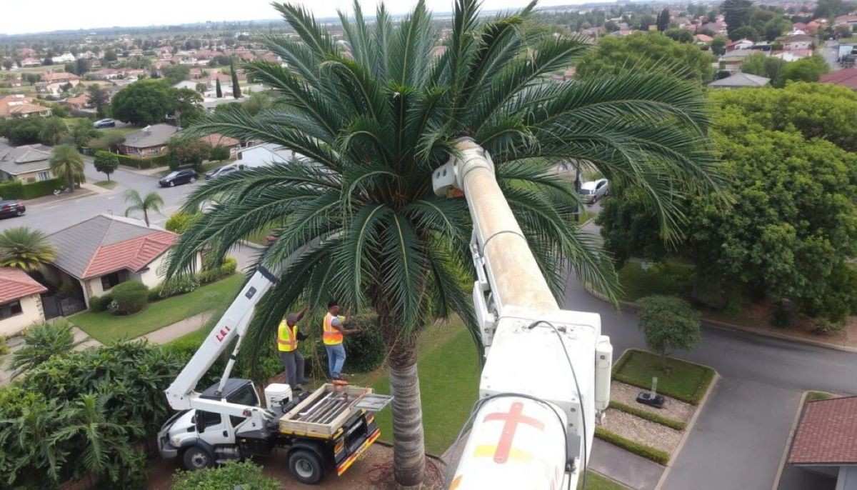 Palm Tree Pruning